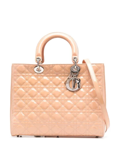 christian dior lady dior 两用大号手提包(典藏款)