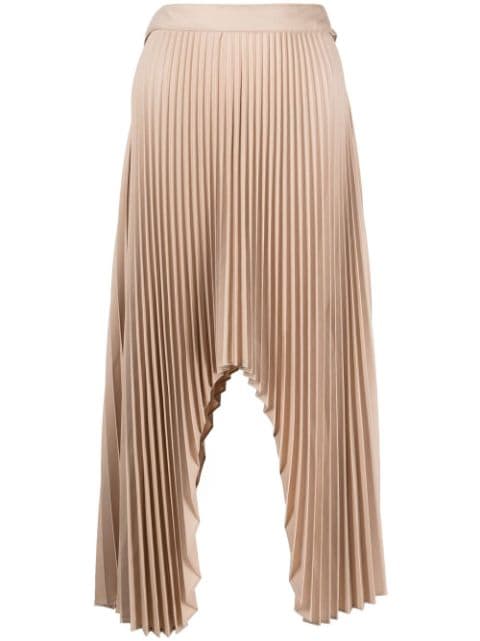 Rokh arch pleated midi skirt