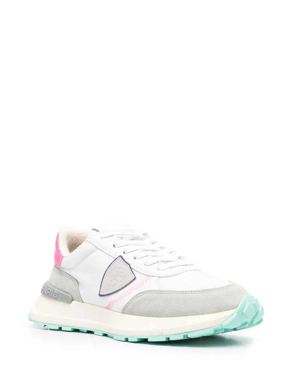 

Philippe Model Paris colour-block low-top sneakers - White