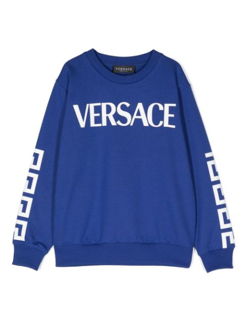 Versace Kids - logo-print sweatshirt