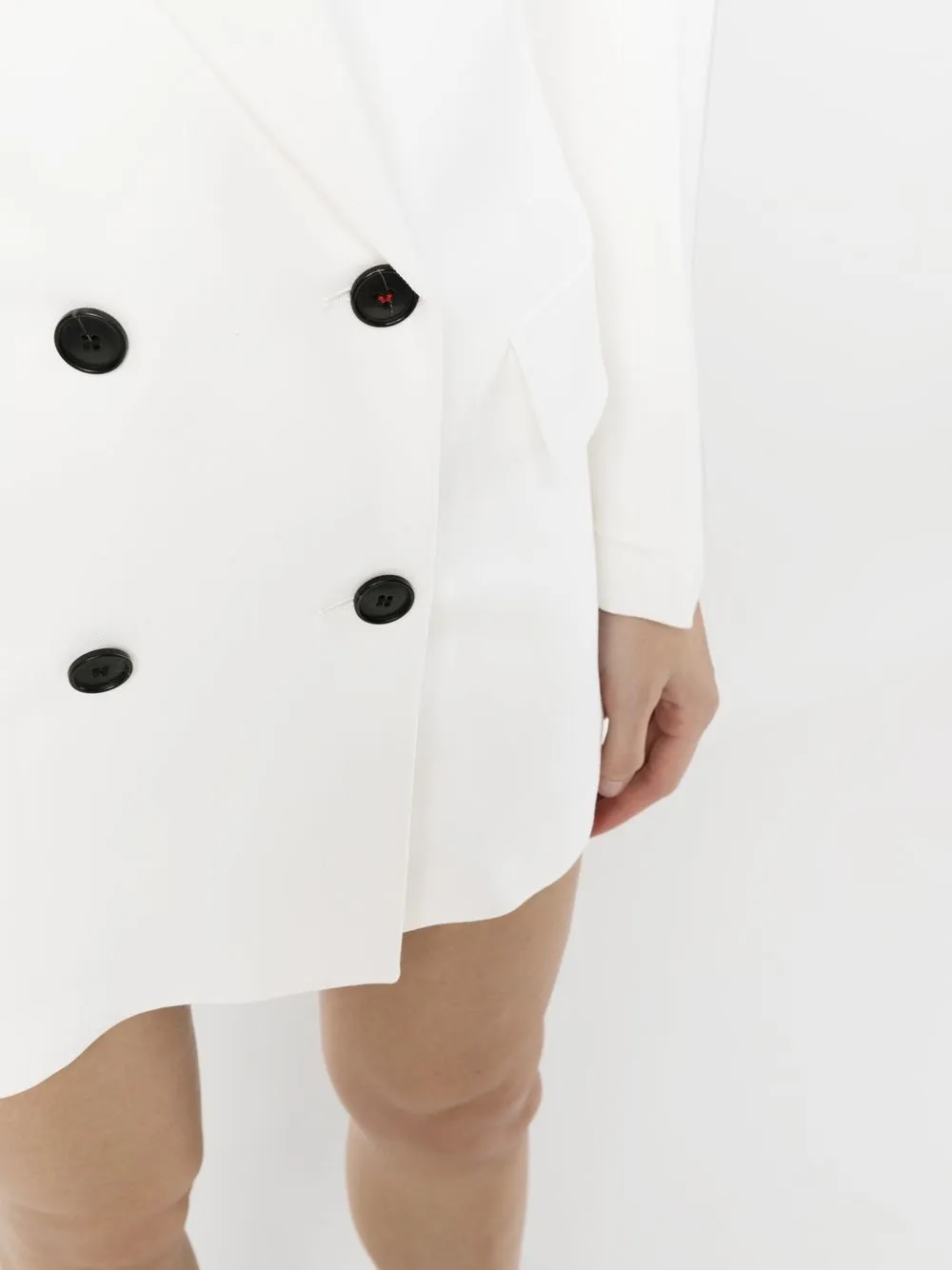 White double hot sale breasted blazer dress