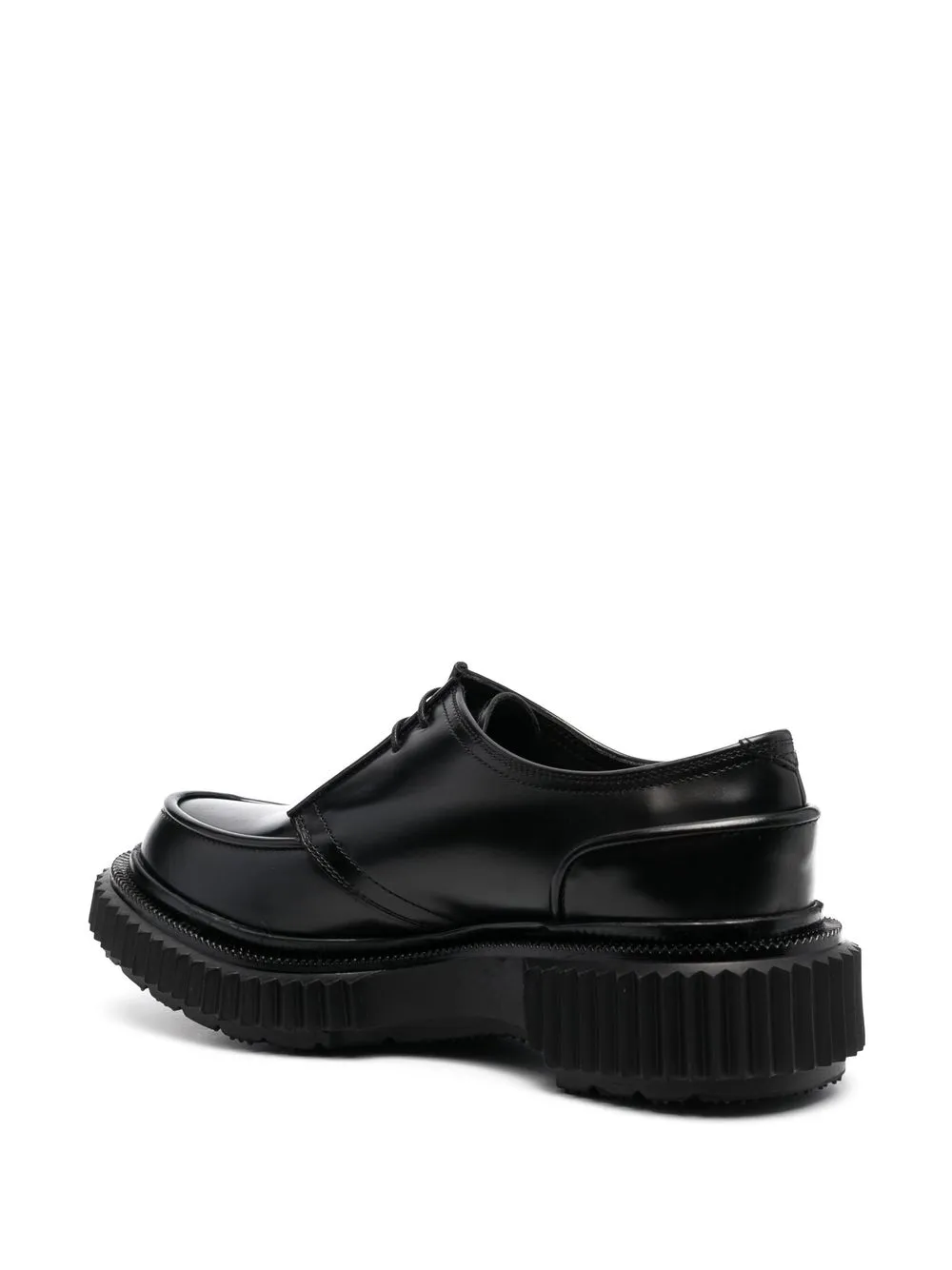 Shop Adieu Type 181 Leather Derby Shoes In Black