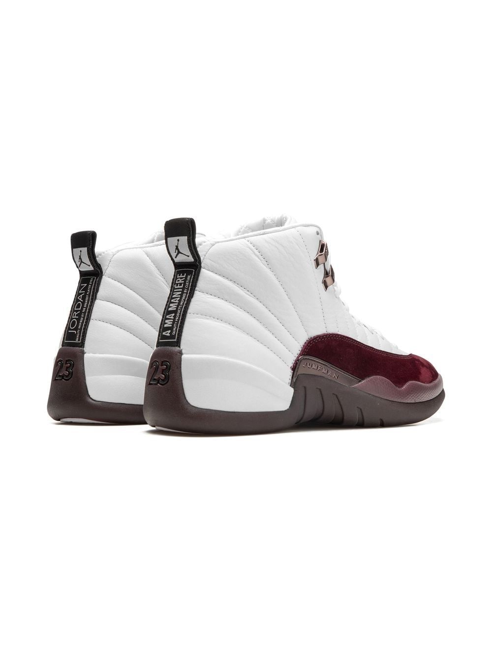 Shop Jordan X A Ma Maniére Air  12 "white" Sneakers