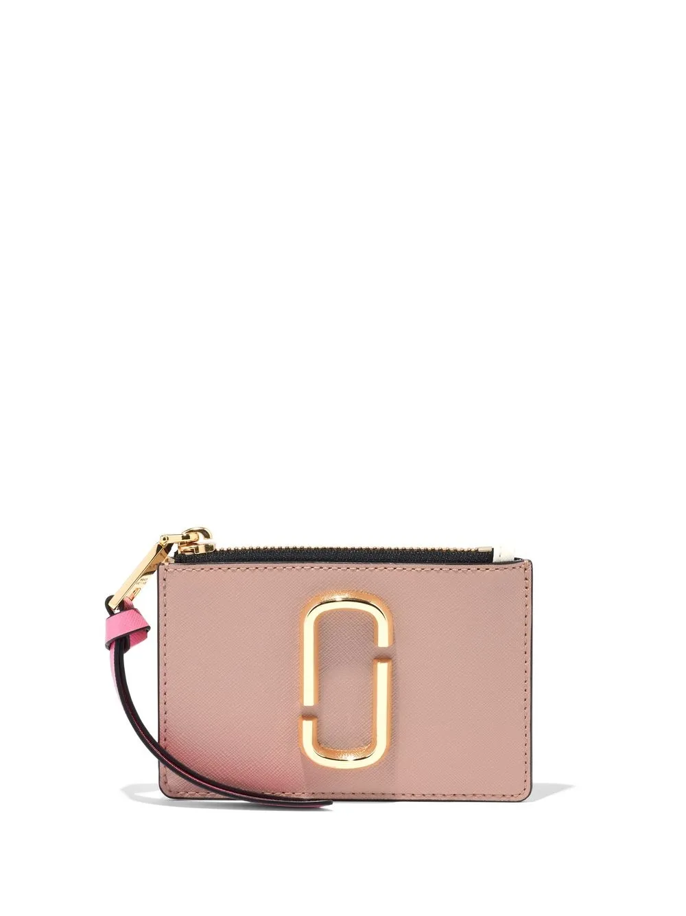 

Marc Jacobs leather logo-plaque wallet - Pink