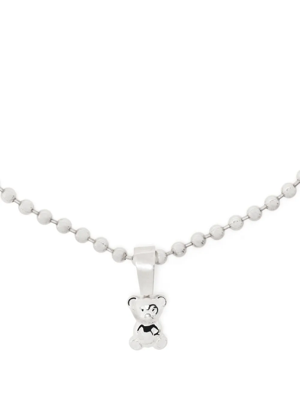 Martine Ali Teddy Ball-chain Necklace In Silver