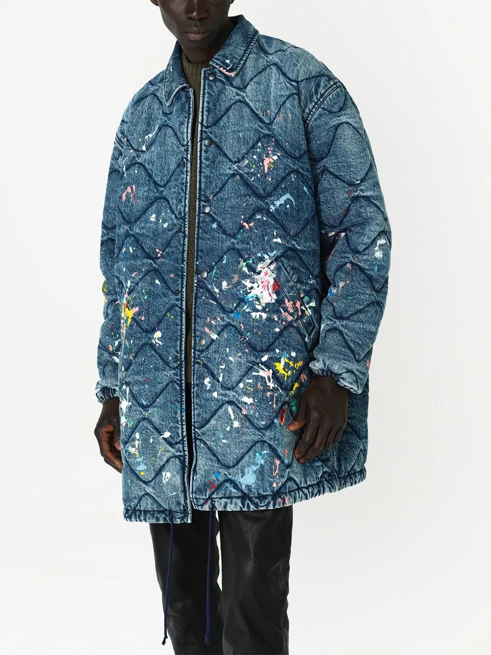 John Elliott Quilted Oversized Coach Jacket Farfetch