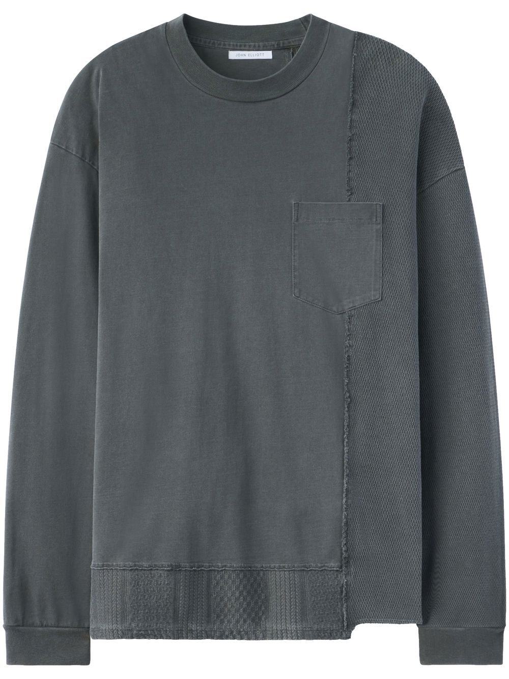 

John Elliott Reconstructed long-sleeve sweatshirt - Grey