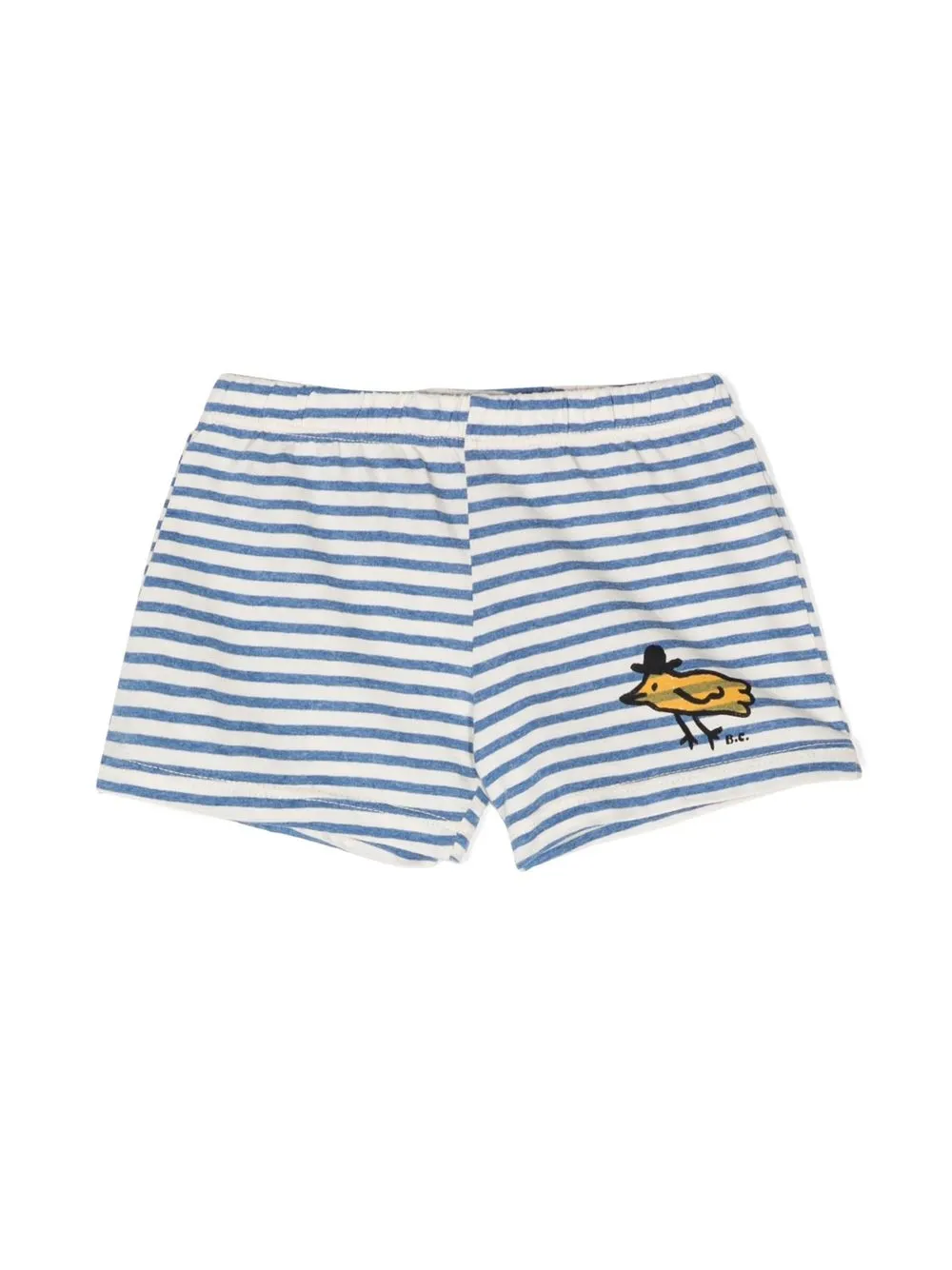 

Bobo Choses motif-print striped shorts - Neutrals