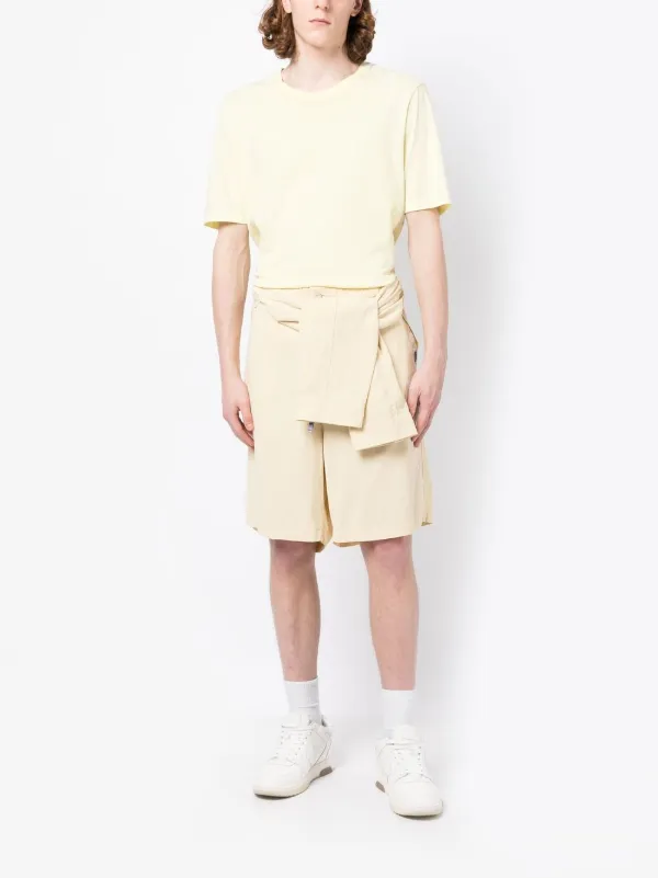 Maison Mihara Yasuhiro Mixed Shirts Easy Shorts - Farfetch