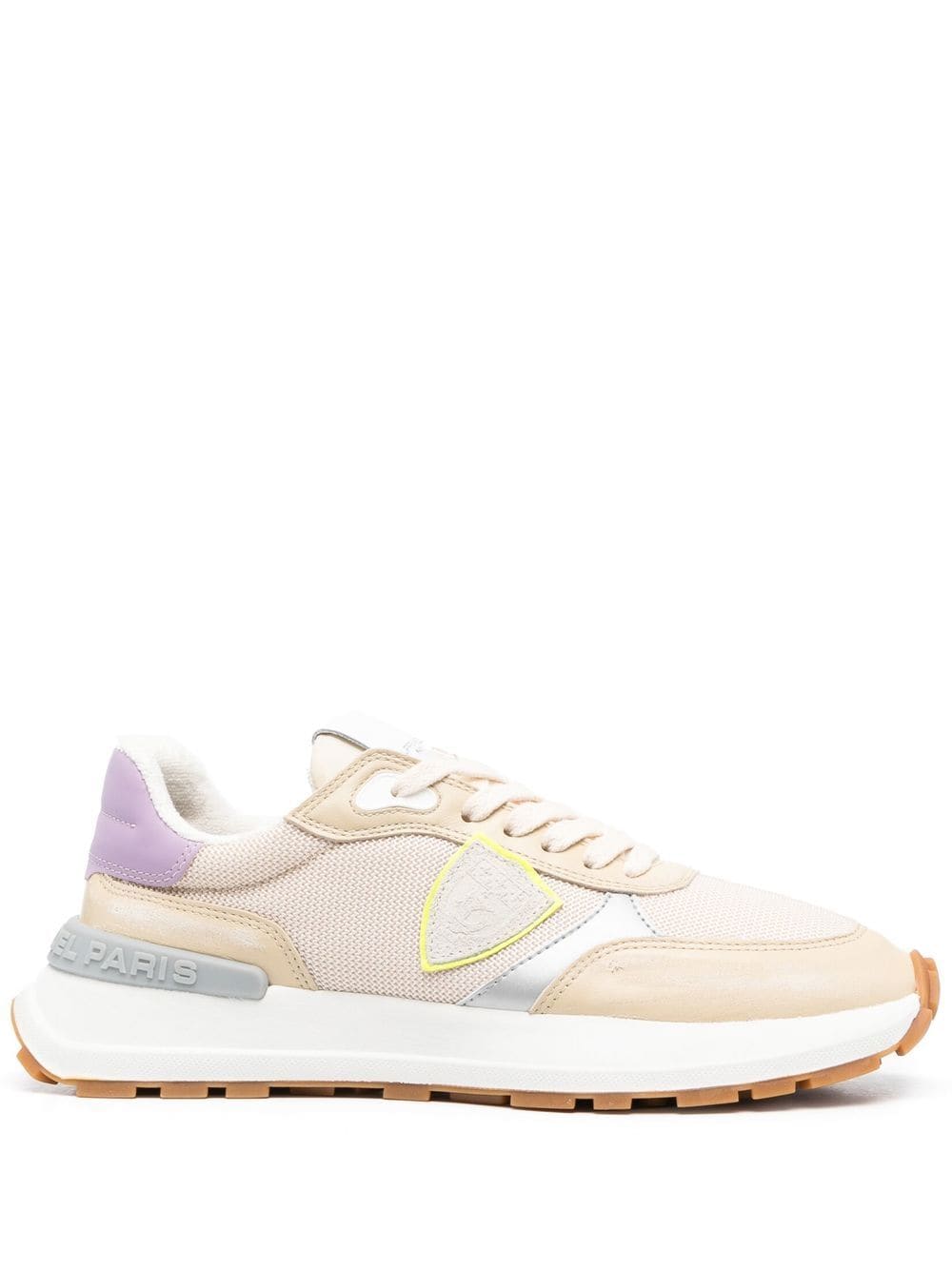 Philippe Model Paris Colour-block Low-top Sneakers In Neutrals