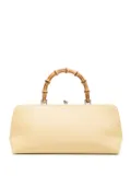 Jil Sander small Goji Bamboo tote bag - Yellow