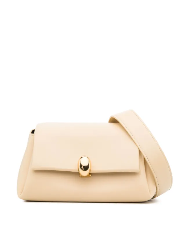 Jil Sander レザーショルダーバッグ | イエロー | FARFETCH JP