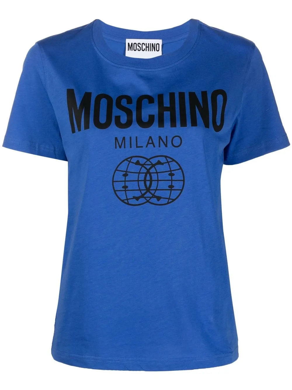 MOSCHINO LOGO-PRINT COTTON T-SHIRT