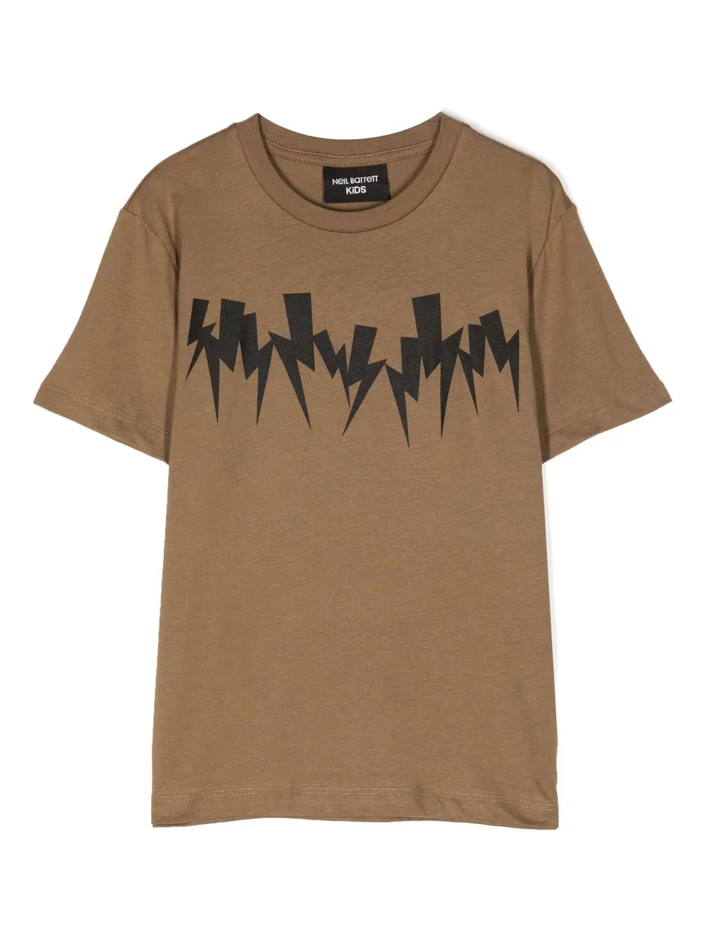 

Neil Barrett Kids playera manga corta con estampado gráfico - Marrón