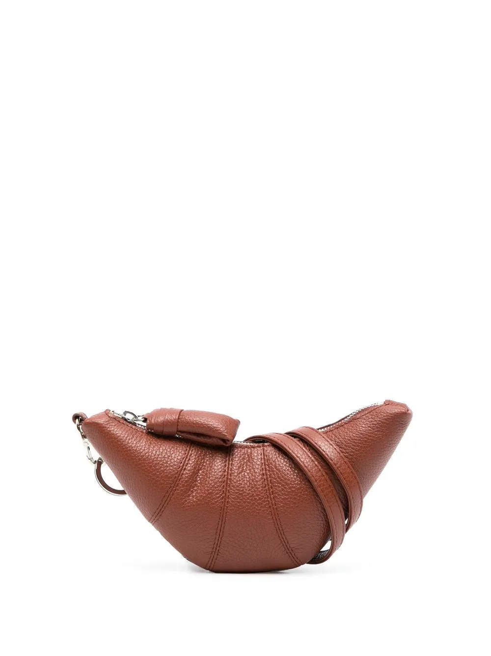 

Lemaire Croissant leather mini mag - Brown