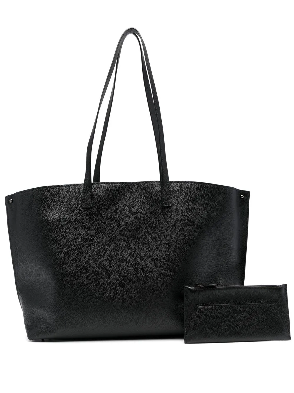 

Akris tote con asas largas - Negro