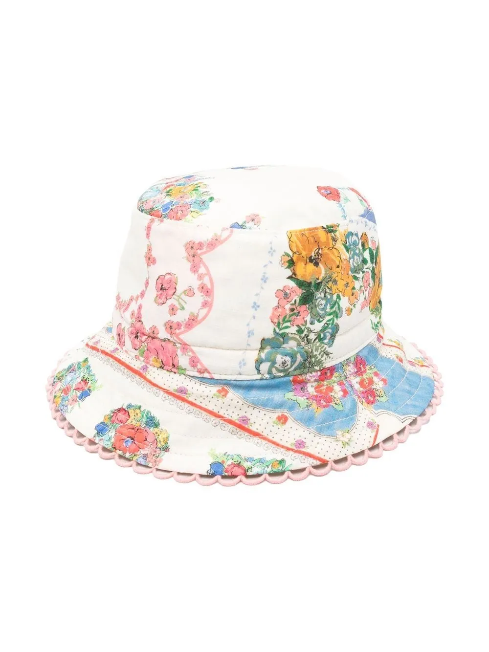 ZIMMERMANN Kids floral-print bucket hat