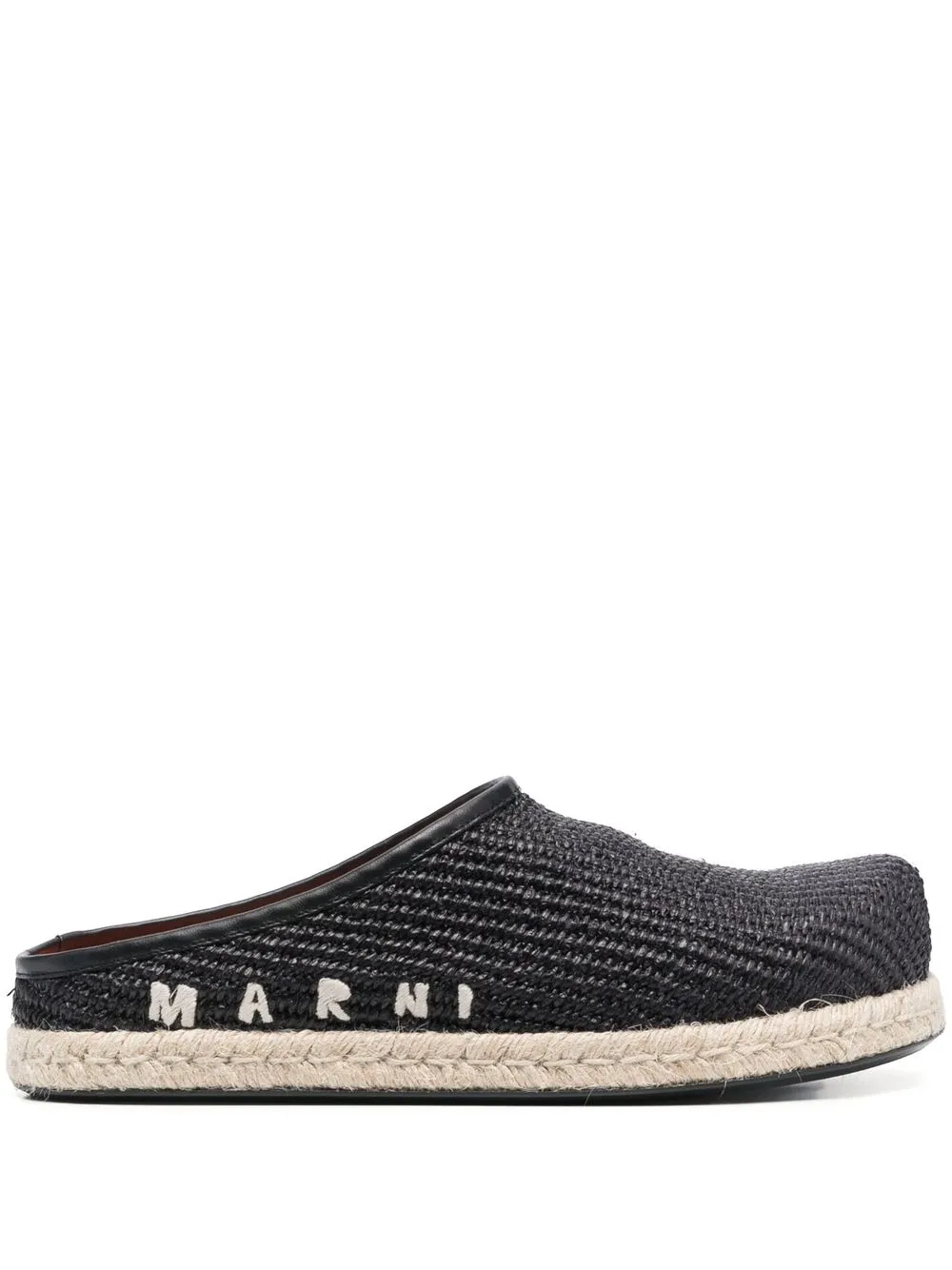 

Marni Sabi round-toe slippers - Black