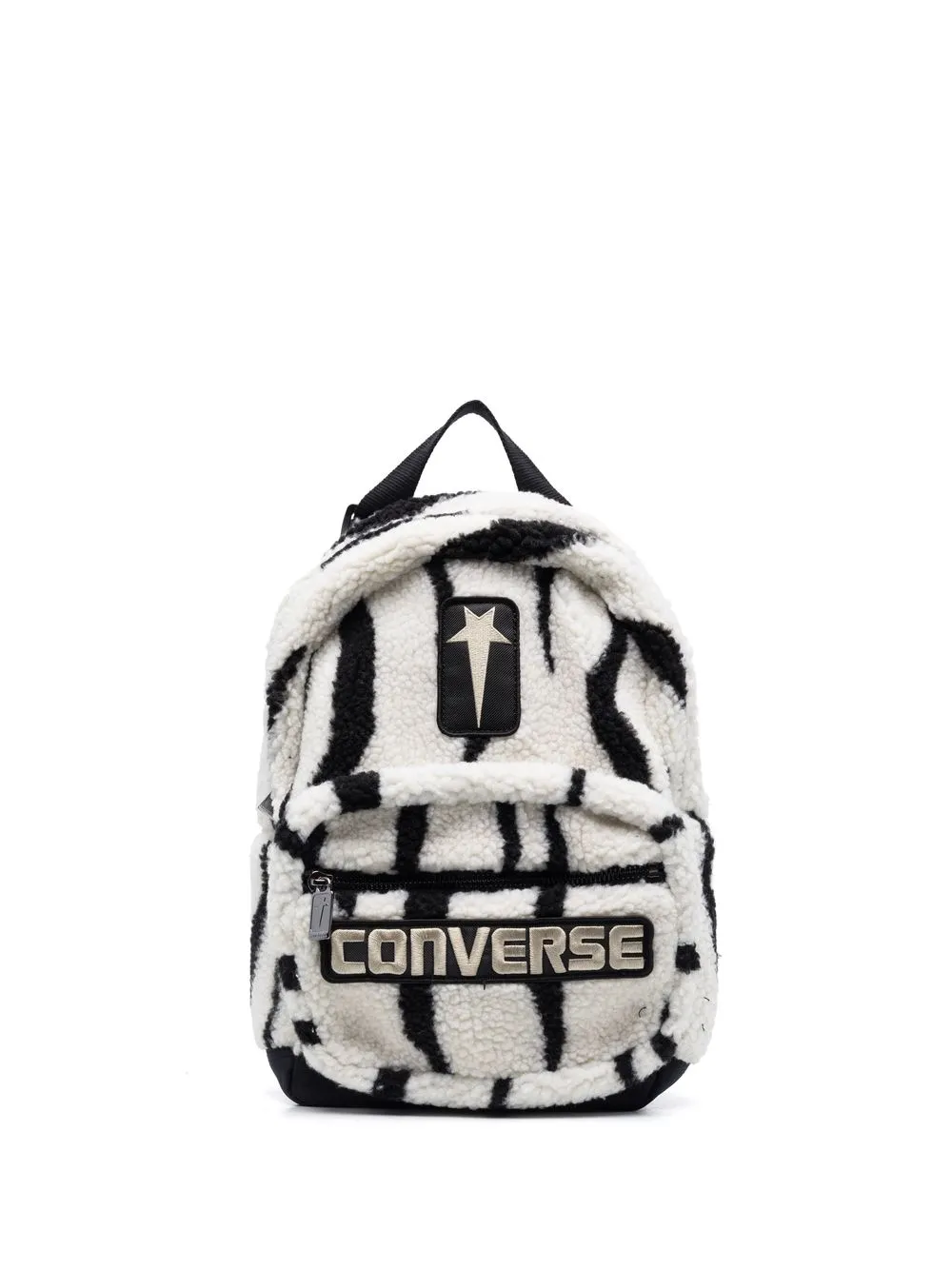 

Rick Owens DRKSHDW x Converse shearling backpack - Black