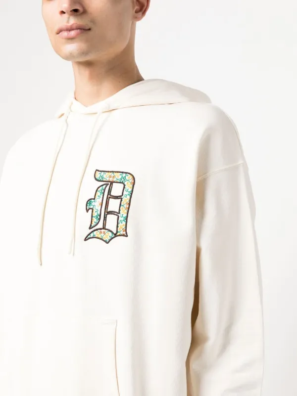 Dr le De Monsieur logo embroidery Cotton Hoodie Farfetch