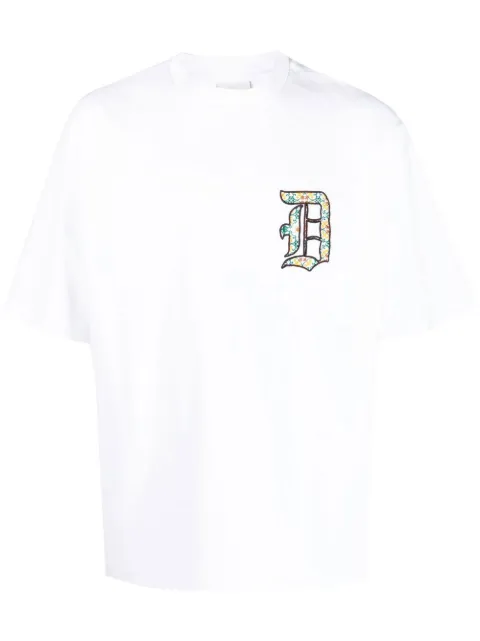 Drôle De Monsieur embroidered-logo cotton T-shirt