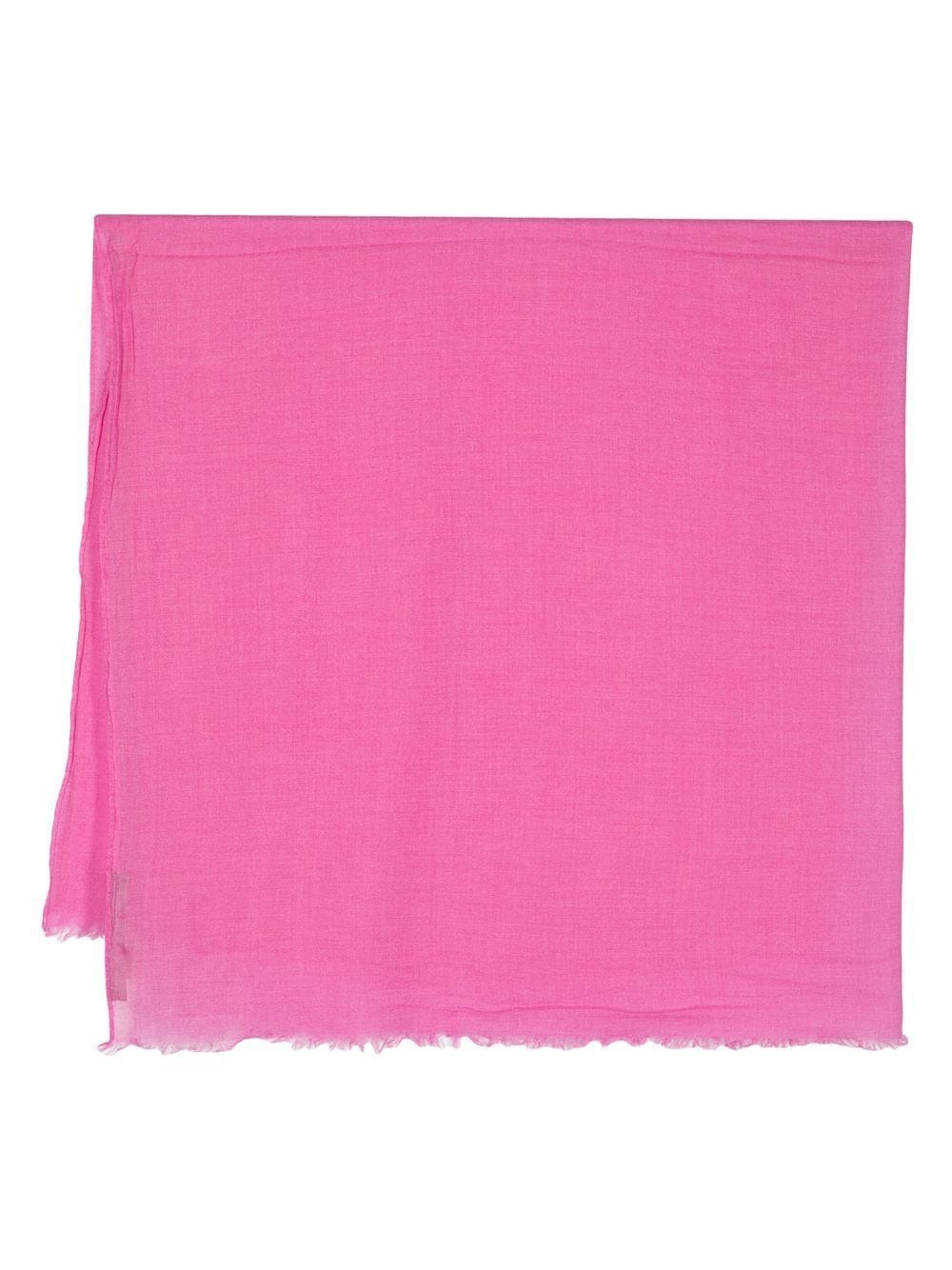 Rick Owens Ginny Scarve In Rose-pink Cashmere In Hot Pink