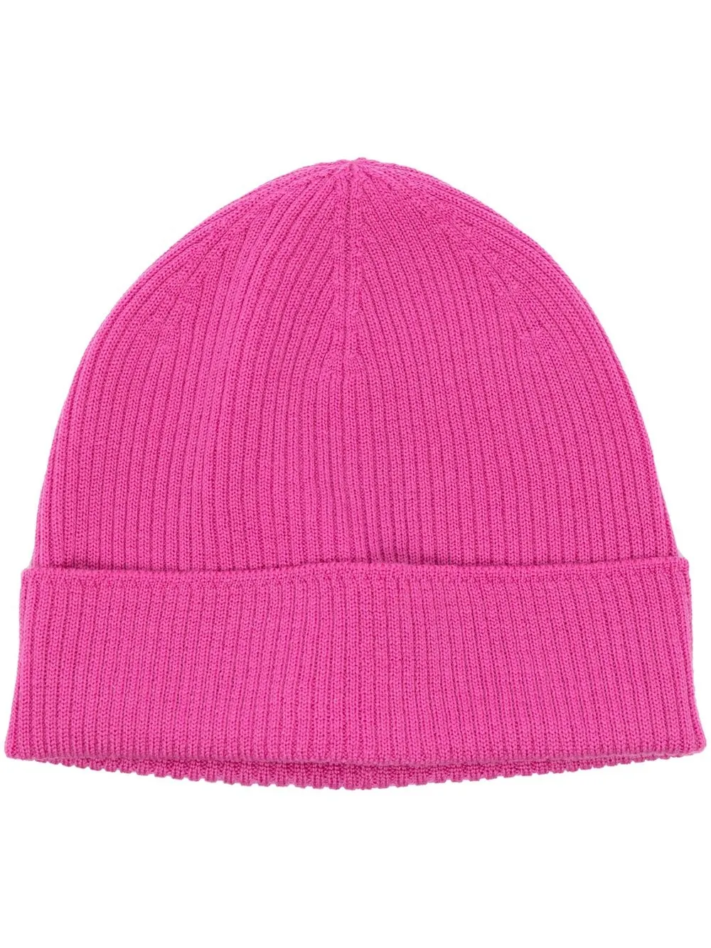 

Rick Owens gorro tejido de canalé - Rosado