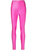 THE ANDAMANE rhinestone embellished leggings - Pink