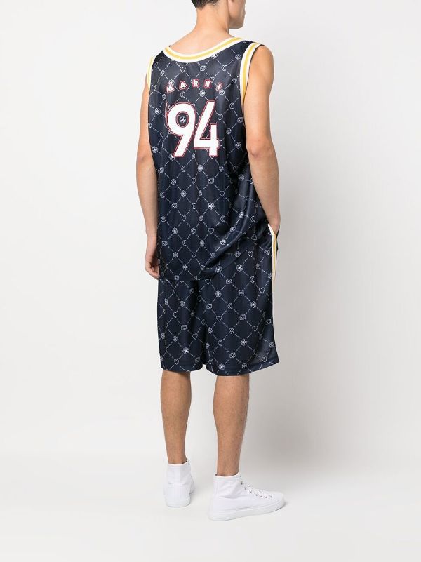 Marni '94 Basketball Jersey in Blue for Men