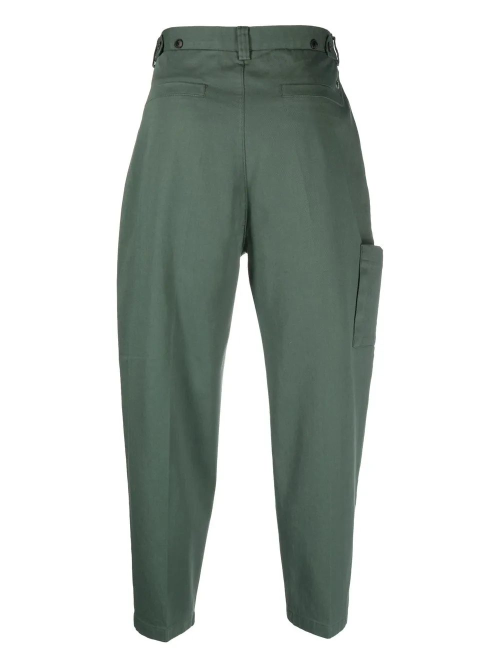 Closed Broek met toelopende pijpen - Groen