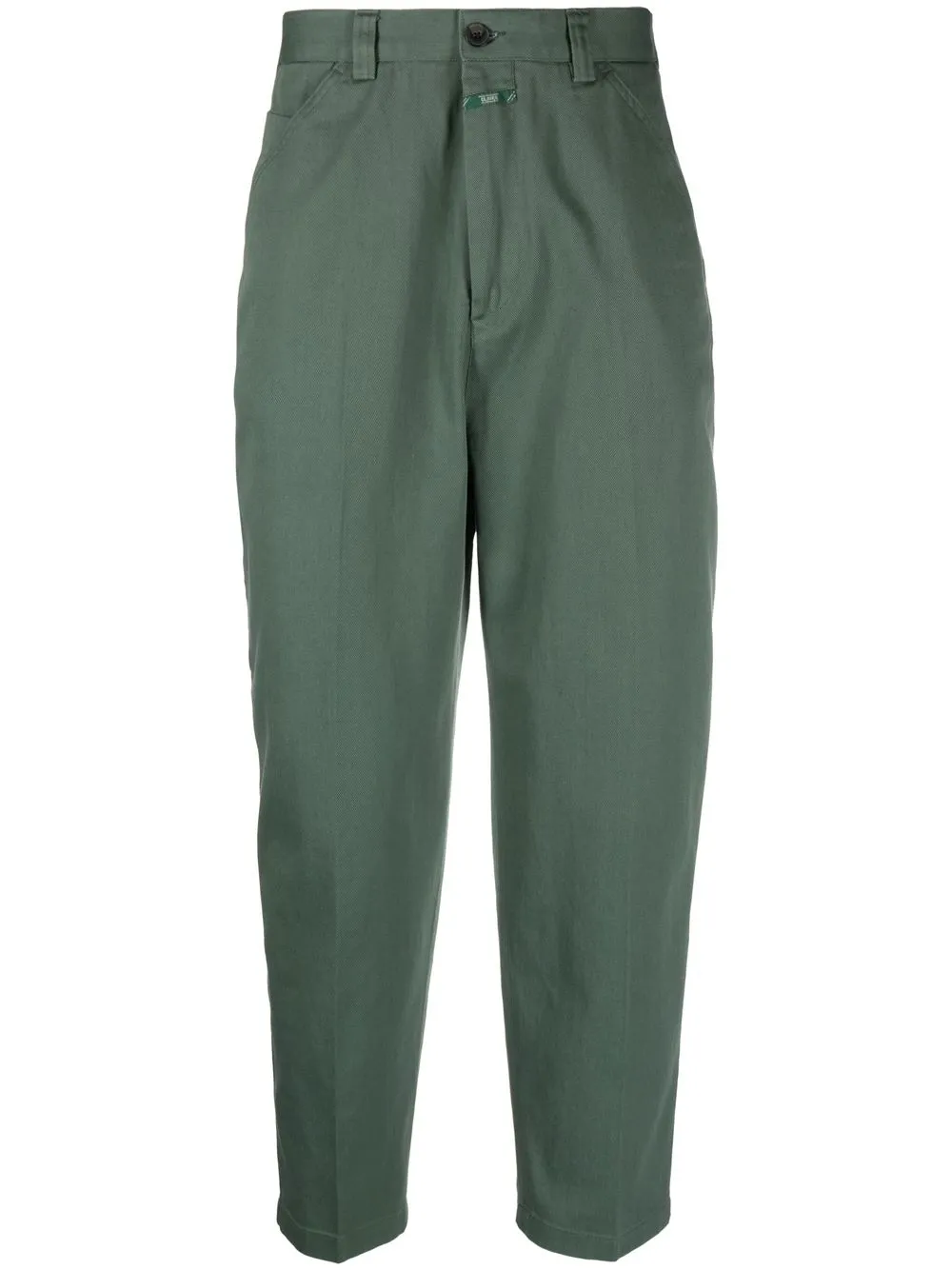 

Closed pantalones tapered de tiro alto - Verde