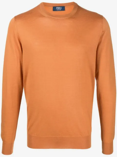 Fedeli ribbed crew neck jumper