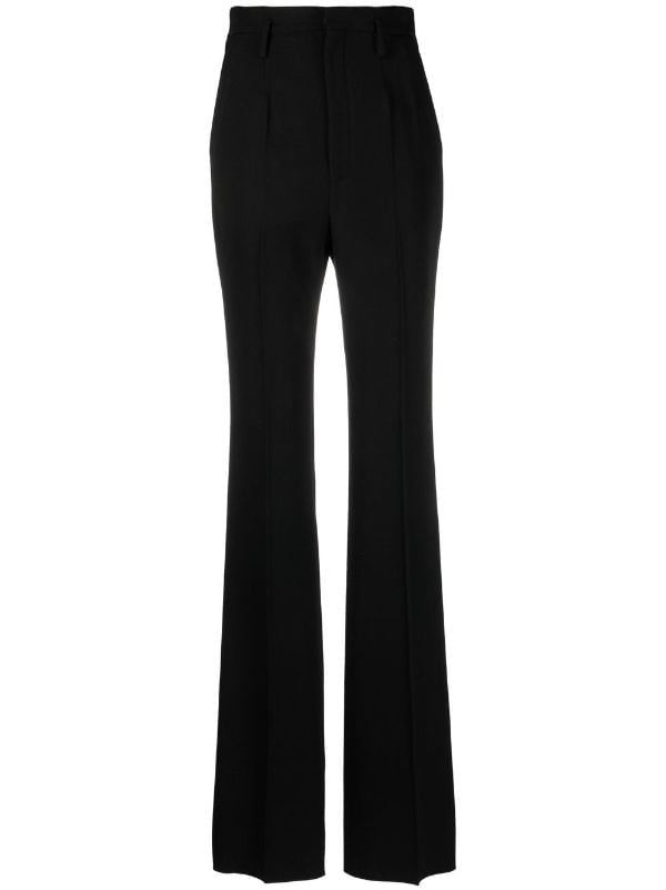 Saint Laurent high-waisted straight-leg Trousers - Farfetch