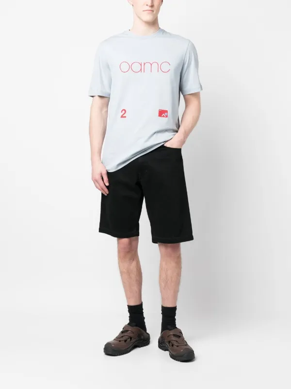 OAMC ロゴ Tシャツ | ブルー | FARFETCH JP