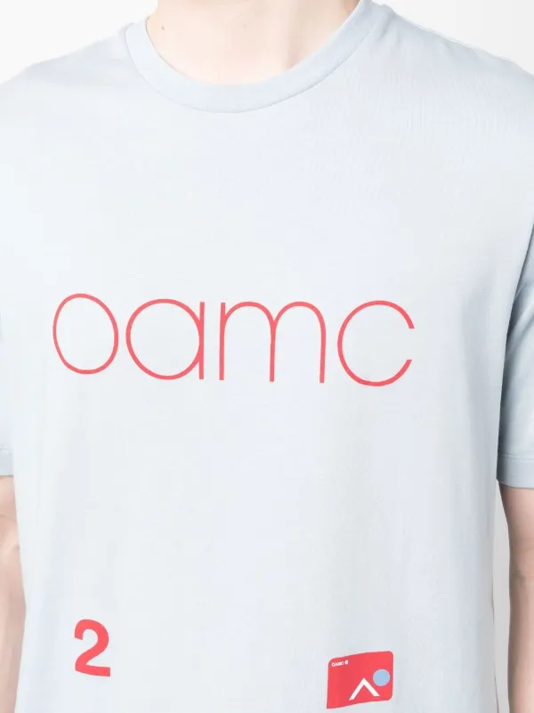 OAMC ロゴ Tシャツ | ブルー | FARFETCH JP