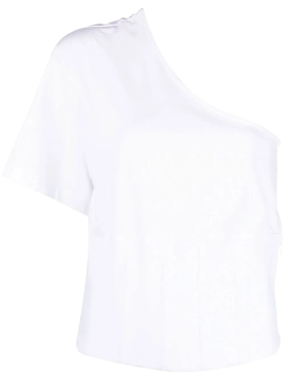 

Federica Tosi one-sleeve asymmetric T-shirt - White