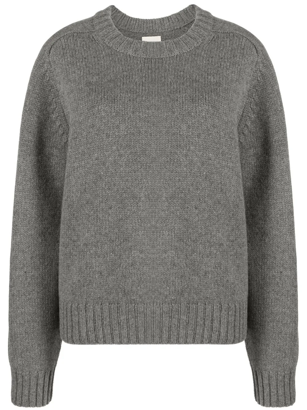 

KHAITE cashmere ribbed-hem jumper - Grey