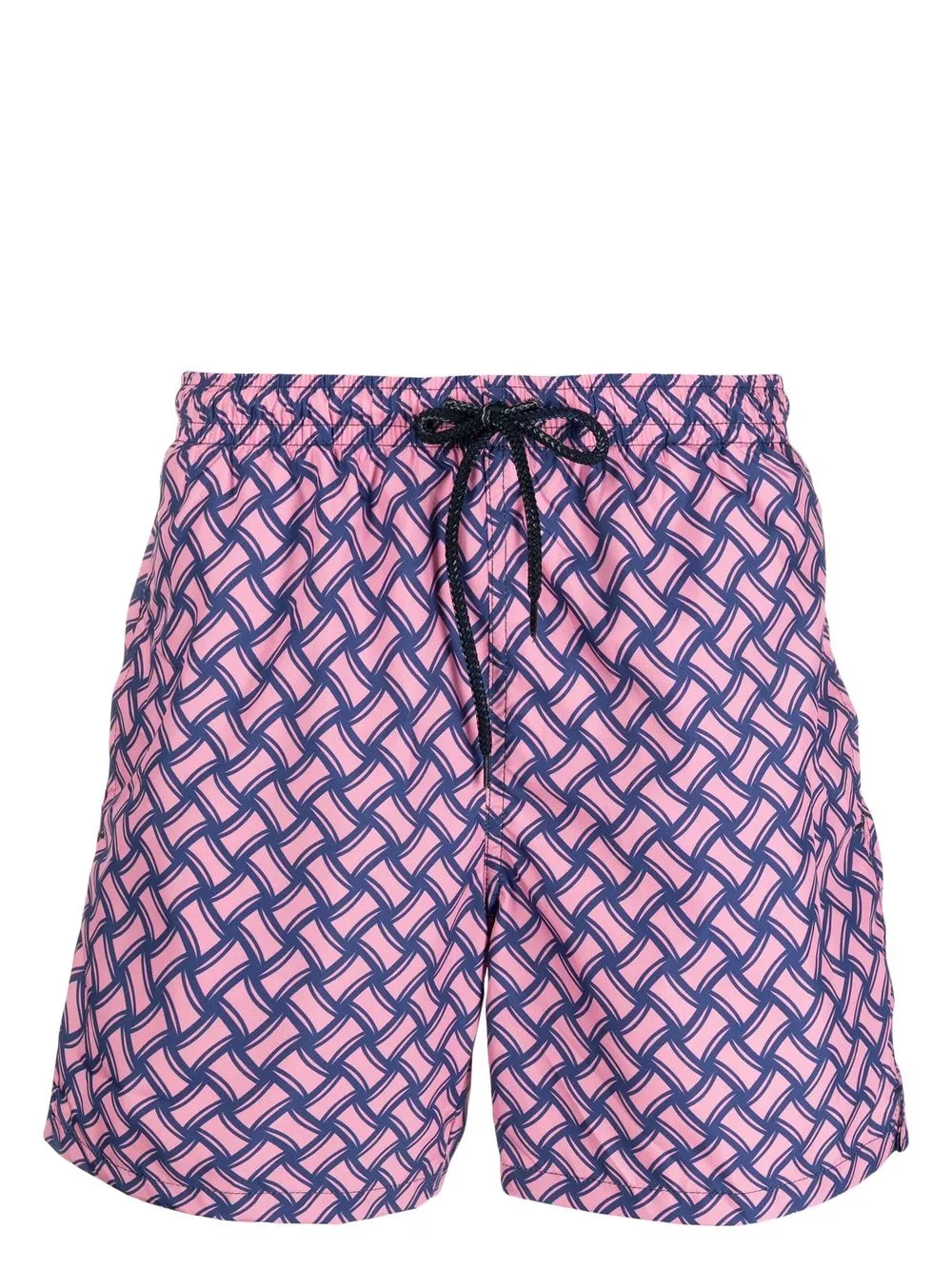 

Drumohr graphic-print swim shorts - Blue