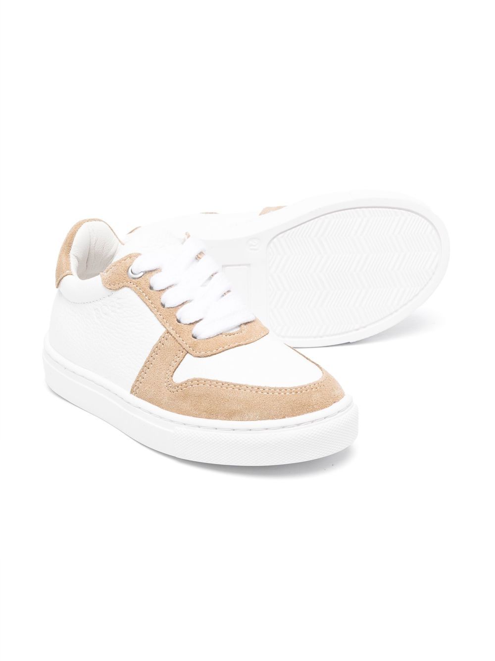 BOSS Kidswear Low-top sneakers - Wit