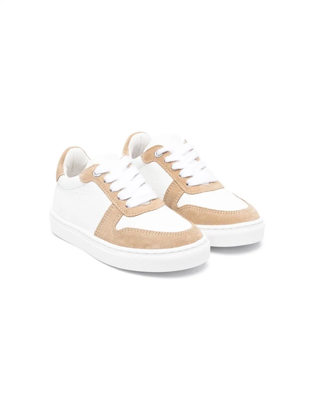

BOSS Kidswear lace-up low-top sneakers - White