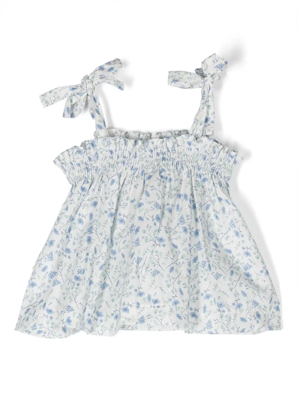 

TEDDY & MINOU floral-print cotton bloomers - Blue