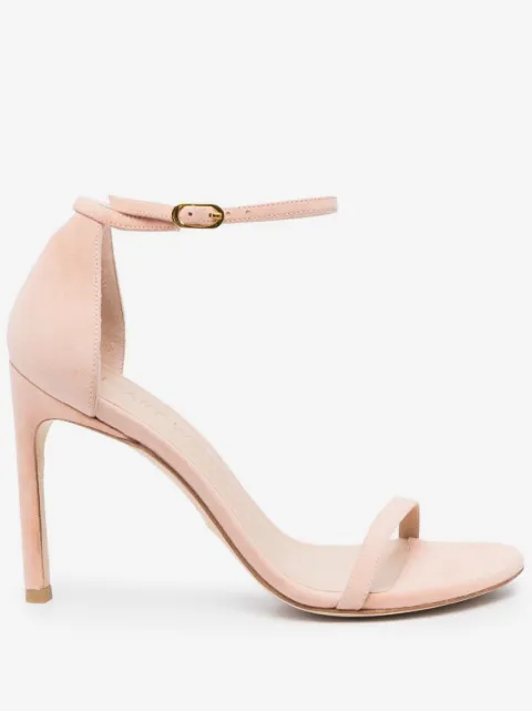 Stuart Weitzman Nudistsong 105mm suede sandals