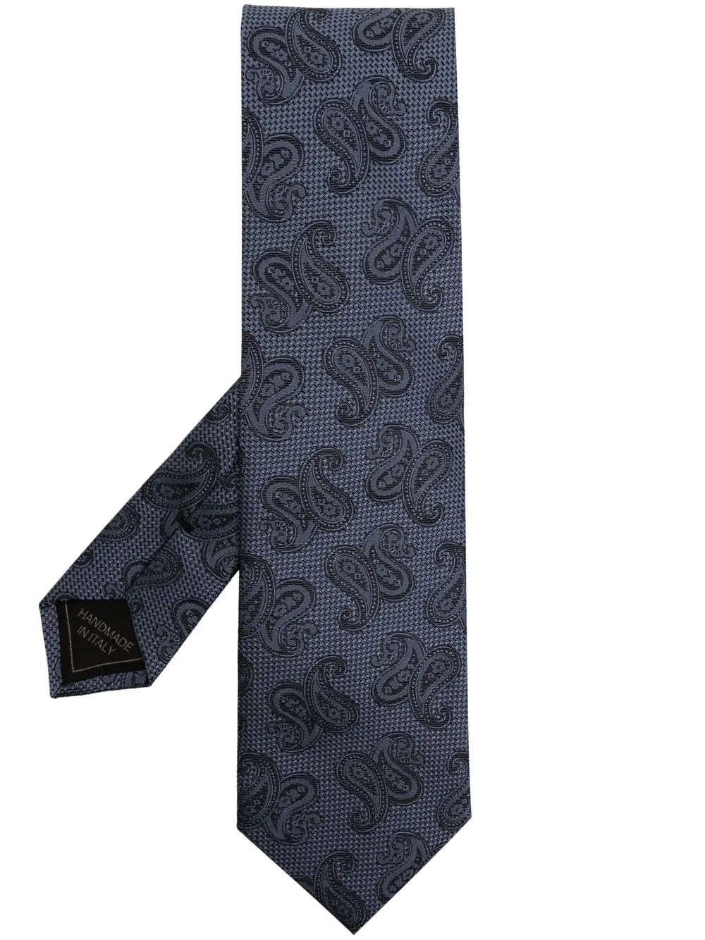 

Brioni paisley-print silk tie - Blue