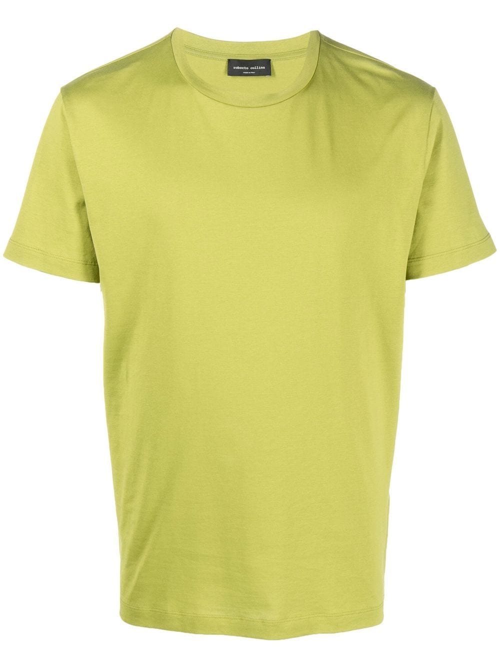Roberto Collina Crew-neck Short-sleeved T-shirt In Green