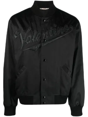 black and white nike bomber jacket