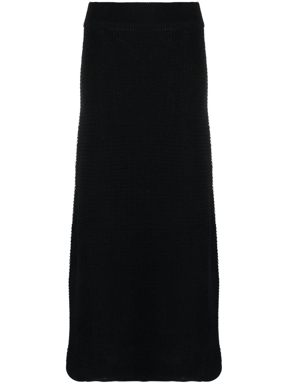 

Loulou Studio knitted midi skirt - Black