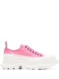 Alexander McQueen chunky platform lace-up sneakers - Pink