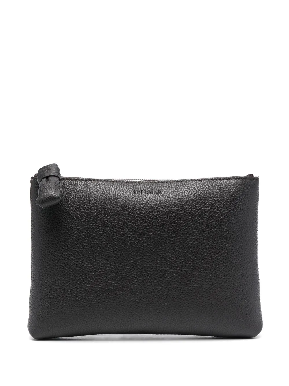 

Lemaire pebbled leather clutch bag - Brown