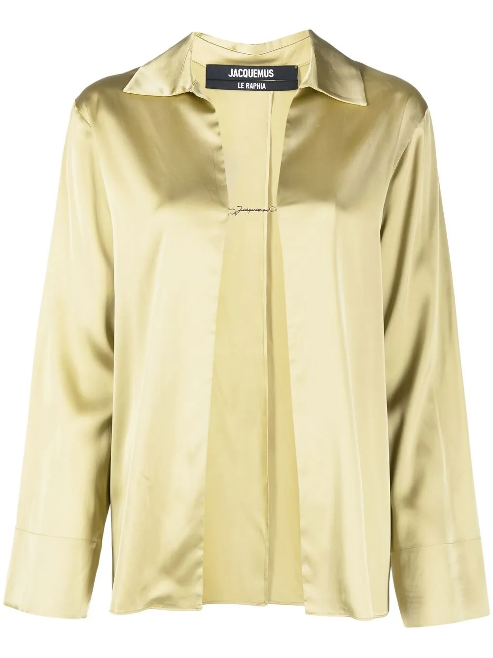 Jacquemus La Chemise Notte Open-front Shirt In 中性色