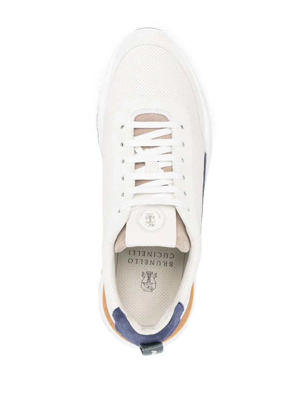 Brunello Cucinelli Bordeaux Calf Leather Bos Taurus Low Top Sneakers